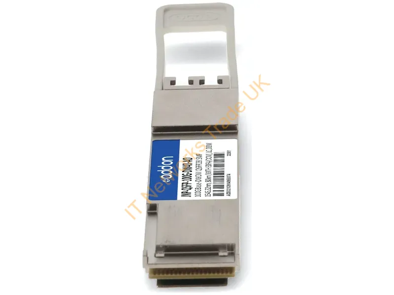 JNP-QSFP-100G-DW40-AO - Addon Networks Jnp-Qsfp-100G-Dw40-Ao Network Transceiver Module Fiber Optic 100000 Mbit/S Qsfp28 1545.32 Nm