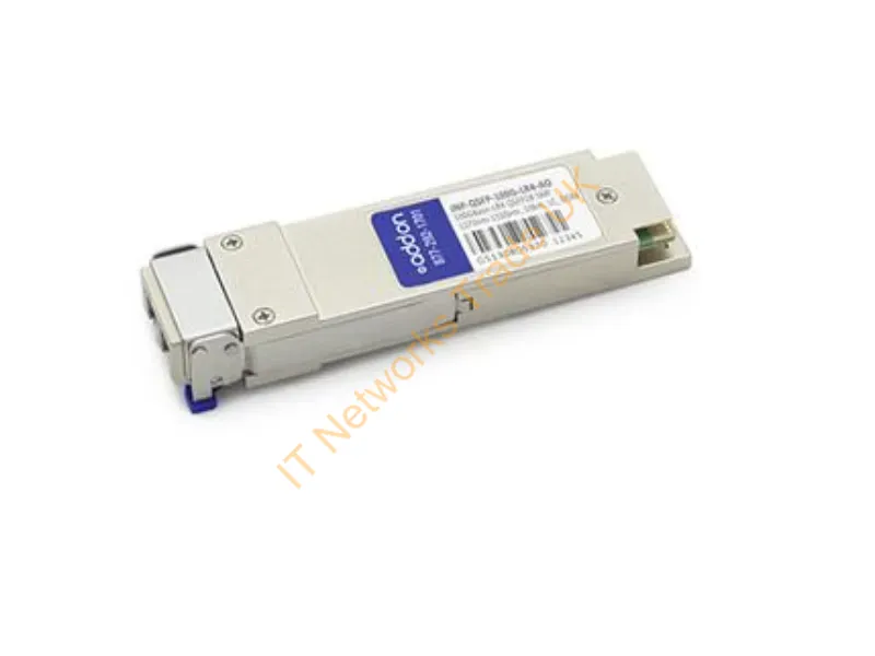 JNP-QSFP-100G-LR4-AO Addonics -100Gbps 100GBase-LR4 Single-mode Fiber 10km 1310nm Duplex LC Connector QSFP28 Transceiver Module