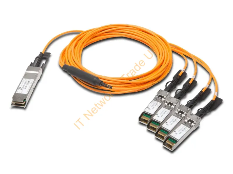 JNP-QSFP-AOCBO-5M - Juniper Jnp-Qsfp-Aocbo-5M Infiniband/Fibre Optic Cable 196.9" (5 M) Qsfp+ Orange, Silver