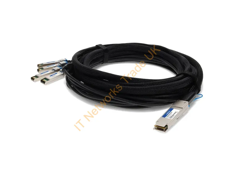 JNP-QSFP-DACBO-3M-AO - Addon Networks Jnp-Qsfp-Dacbo-3M-Ao Infiniband/Fibre Optic Cable 118.1" (3 M) Qsfp+ 4Xsfp+ Black