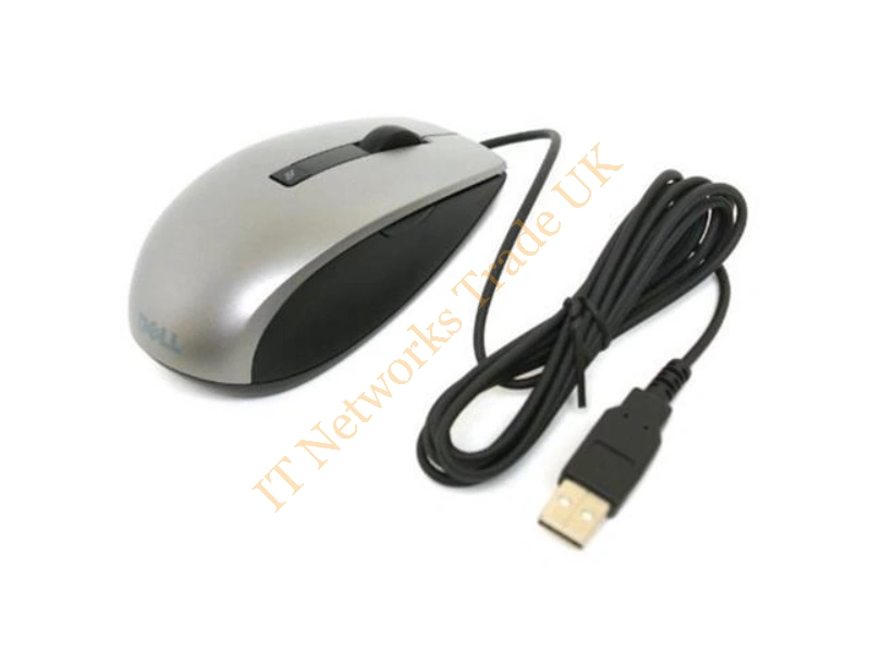 JT14J Dell 6-Button 1600 dpi USB Wired Laser Optical Mouse