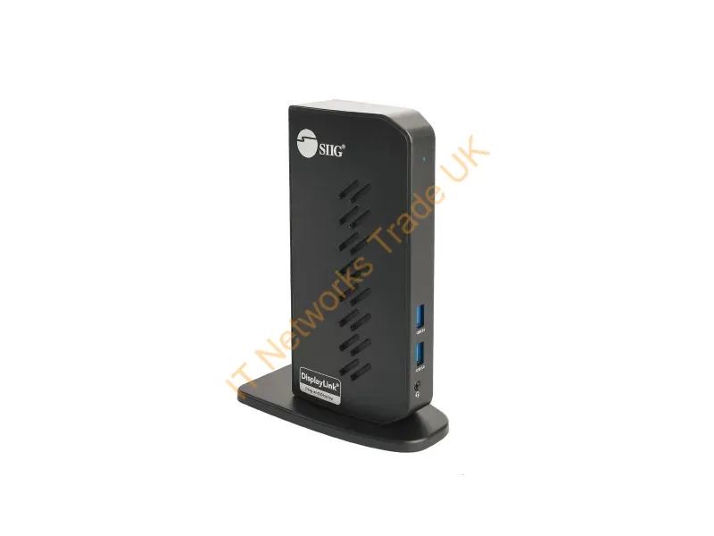 JU-DK0L11-S1 - Siig Ju-Dk0L11-S1 Laptop Dock/Port Replicator Wired Black