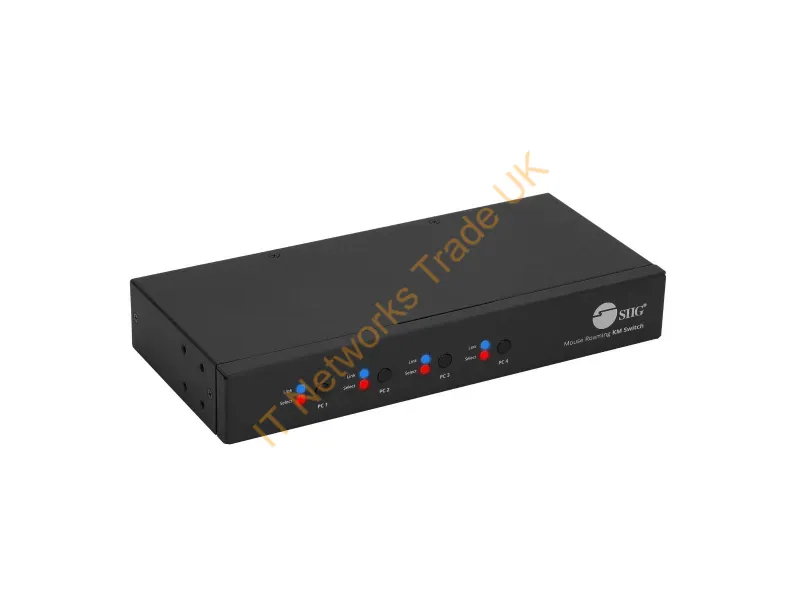 JU-SW4311-S1 - Siig 4-Port Roaming Km Switch Hub