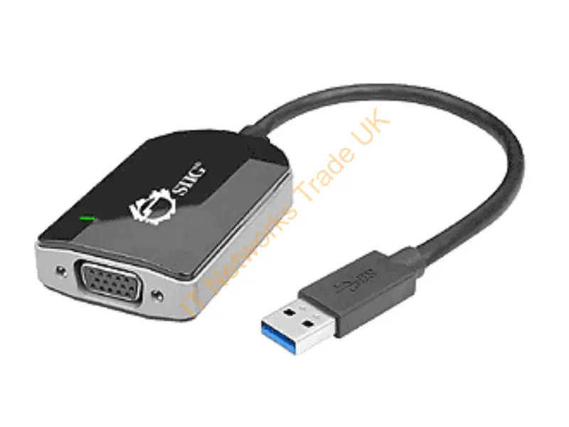 JU-VG0211-S1 - Siig Ju-Vg0211-S1 Usb Graphics Adapter Black