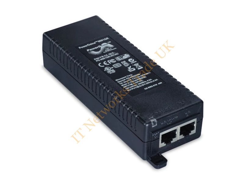 JW629A HP Aruba 802.3at PoE+ 30-Watts 100/240V AC Injector Power Adapter