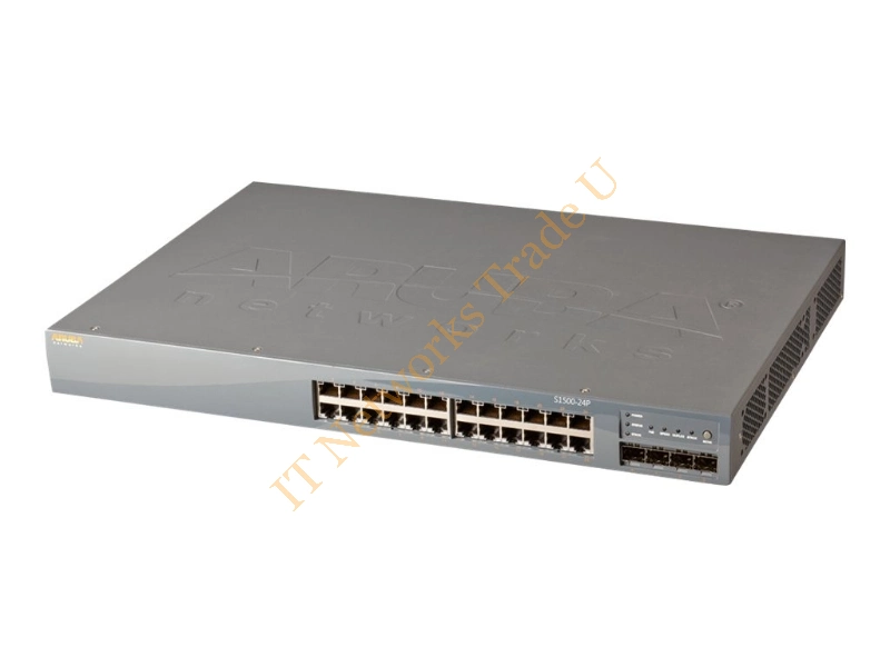 JW671A HP Aruba S1500 24-Port 24 x 10/100/1000 + 4 x SFP Mobility Access Gigabit Ethernet Network Switch