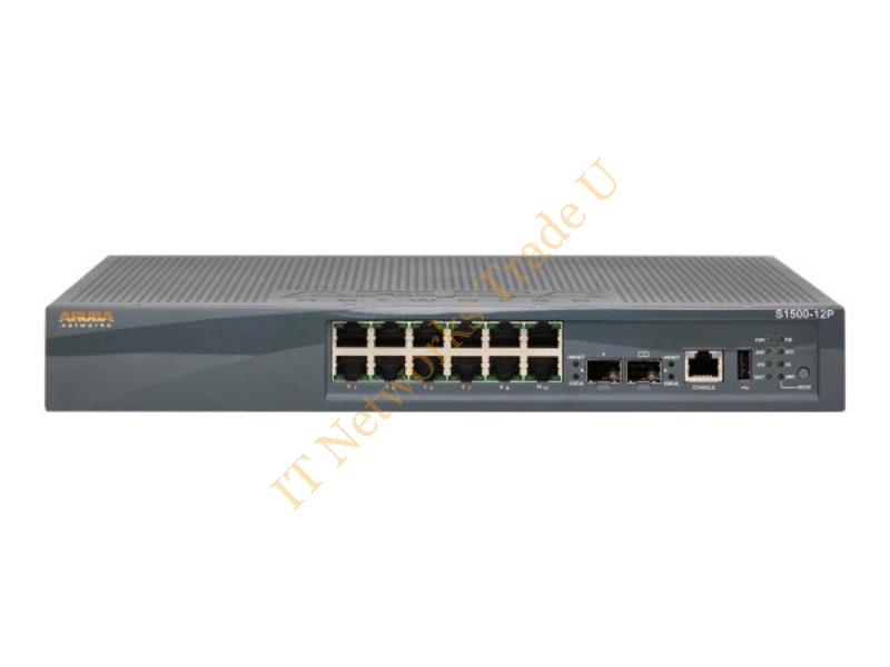 JW673A HP Aruba S1500 12-Port 8 x 10/100/1000 + 4 x 10/100/1000 + 2 x SFP Mobility Access Gigabit Ethernet Network Switch
