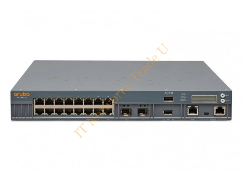 JW684A HP Aruba 7024 24 x Network (RJ-45) PoE Ports Rack-Mountable Wireless LAN Controller