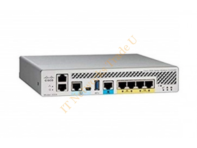 JW724-61001 HP Aruba 3400 4x 10/100/1000Base-T (RJ-45) or 1000BASE-X (SFP) Dual Personality Ports Mobility Controllers Wireless LAN Controller