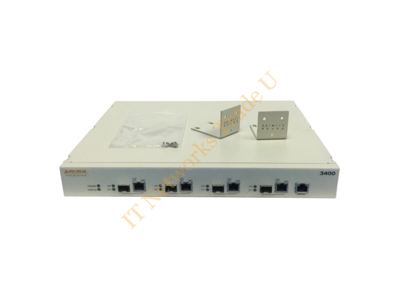 JW724A HP Aruba 3400 4x 10/100/1000Base-T (RJ-45) or 1000BASE-X (SFP) Dual Personality Ports Mobility Controllers Wireless LAN Controller