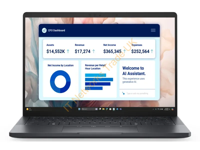 JWP67 - Dell Pro 13 Premium Pa13250 Intel Core Ultra 7 268V Laptop 13.3" Full Hd+ 32 Gb Lpddr5X-Sdram 512 Gb Ssd Wi-Fi 7 (802.11Be) Windows 11 Pro Gray