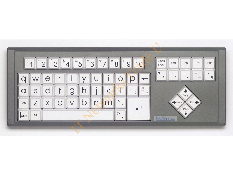 K-ULX-QWL - Hypertec K-ULX-QWL USB QWERTY Grey keyboard