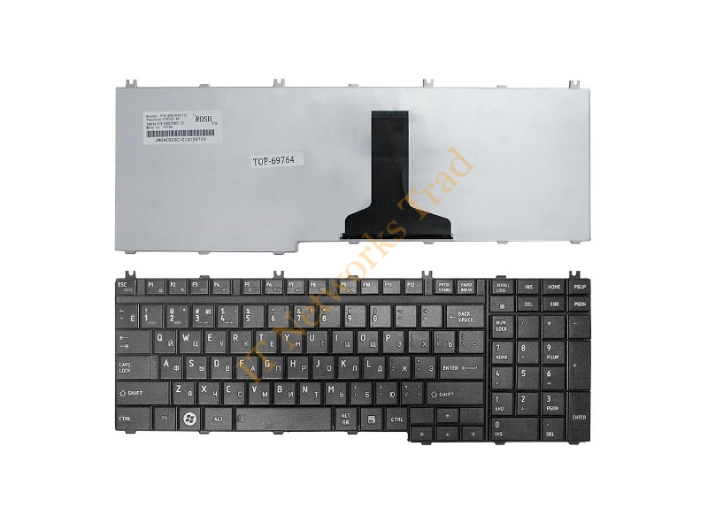 K000047870 Toshiba Keyboard for Satellite P205 Laptop Keyboard