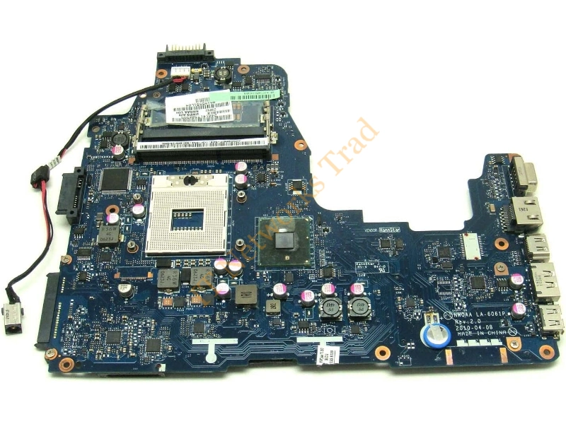 K000104250 Toshiba System Board for Satellite A665-S686 Laptop Motherboard