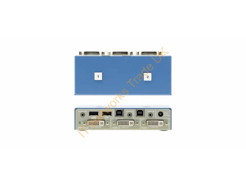 K202B - Kramer Electronics K202B Kvm Switch Blue, Gray