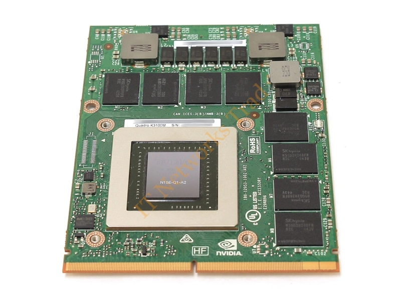 K3100M nVidia Quadro 4GB GDDR5 256-Bit Video Graphics Card