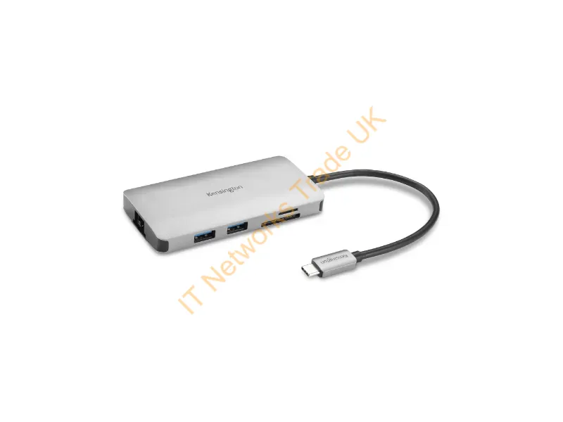 K33820WW - Kensington UH1400P USB-C 8-in-1 Driverless Mobile Dock