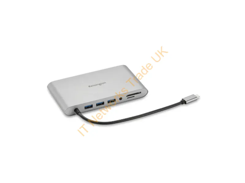 K33853WW - Kensington UH1440P USB-C 5Gbps Dual Video Driverless Mobile Dock – 85W Pass-Through Power – DP/HDMI/VGA