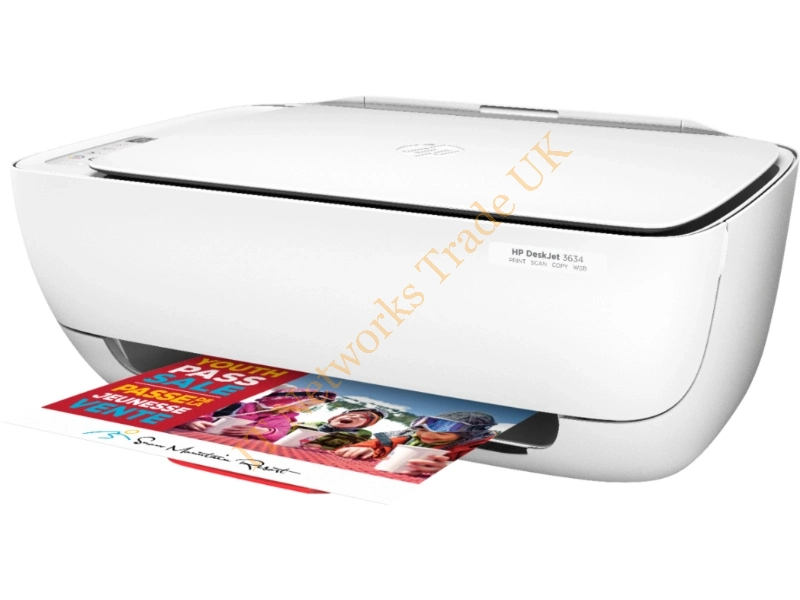 K4T93A#B1H HP DeskJet 3634 All-in-One Color Photo Printer with Wireless & Mobile Printing
