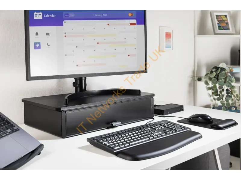 K55100WW - Kensington Uvstand Monitor Stand With Uvc Sanitization Compartment
