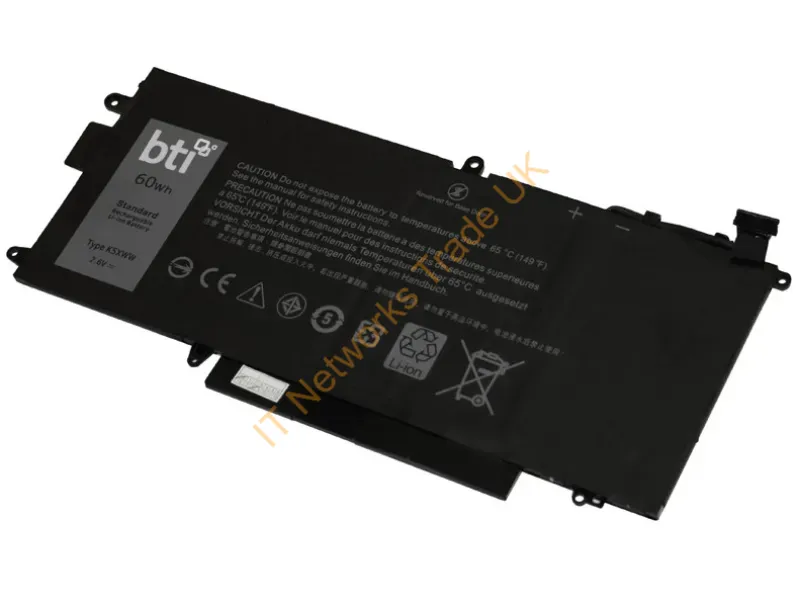 K5XWW-BTI - Bti K5Xww- Industrial Rechargeable Battery Lithium Polymer (Lipo) 7894 Mah 7.6 V