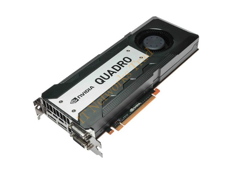 K6000 nVidia Quadro 12GB GDDR5 384-Bit PCI Express 3.0 x16 DVI-I DVI-D Dual DisplayPort Workstation Video Graphics Card