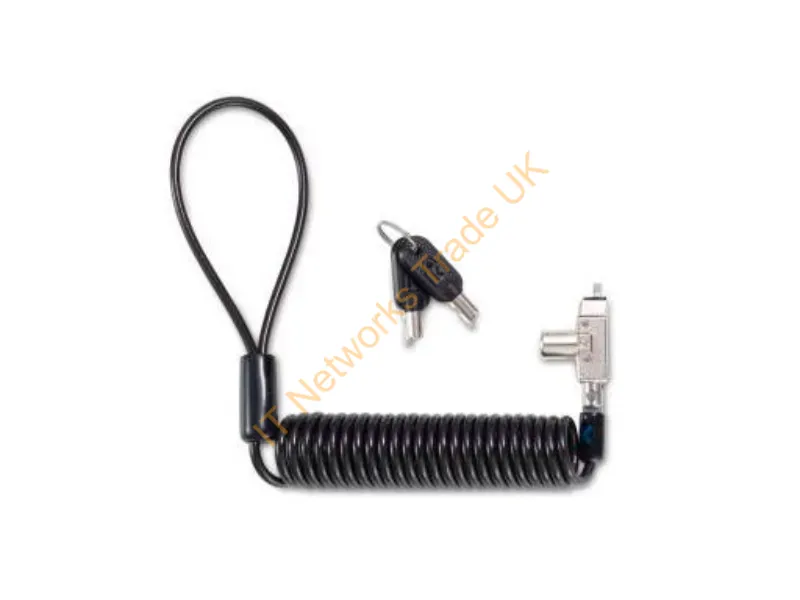 K60512EUL - Kensington Slim N17 2.0 Portable Keyed Laptop Lock for Wedge-Shaped Slots Like Keyed