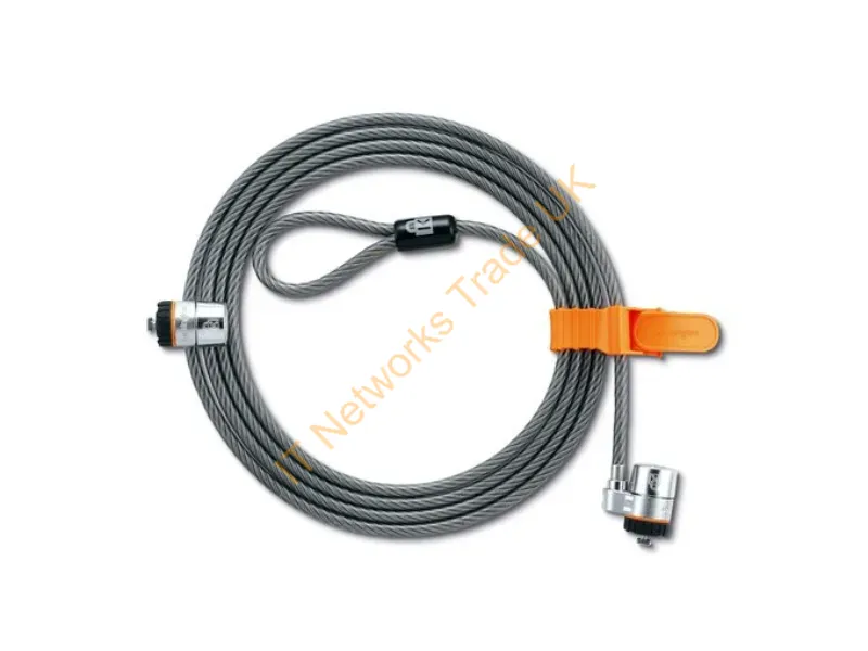 K64025F - Kensington K64025F Cable Lock Carbon, Stainless Steel 86.6" (2.2 M)