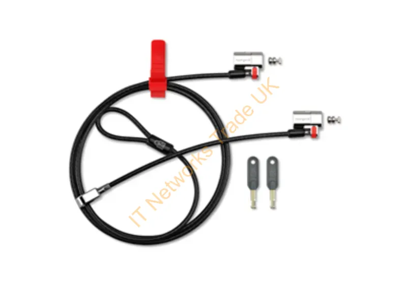 K64638WW - Kensington ClickSafe Keyed Twin Laptop Lock
