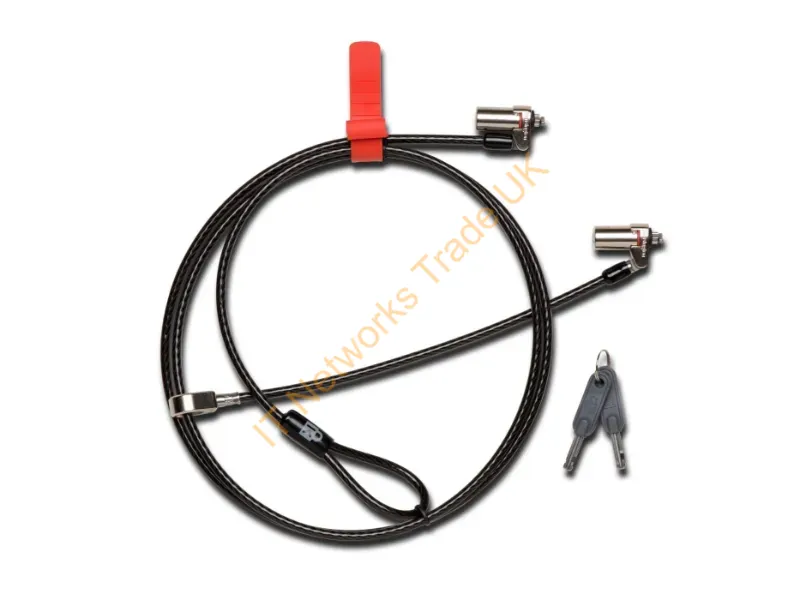 K66535 - Kensington Microsaver Cable Lock Black, Stainless Steel