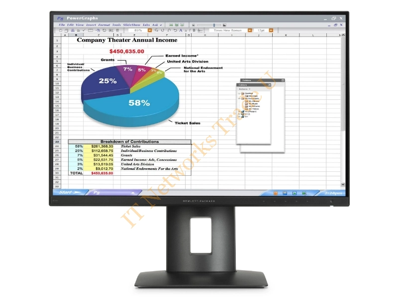 K7B99ATR - HP Z24n 24" Full HD LED Black computer monitor