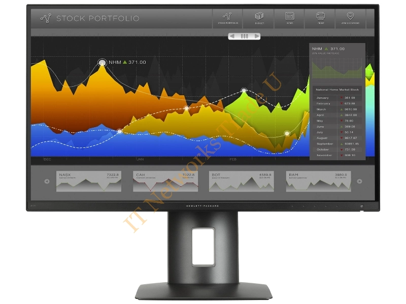 K7C09A4#ABB - HP Z27n 27" 2K Ultra HD LED Matt Black computer monitor