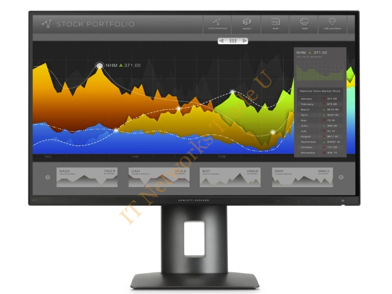 K7C09AT#ABB - HP Z27n 27" 2K Ultra HD LED Matt Black computer monitor