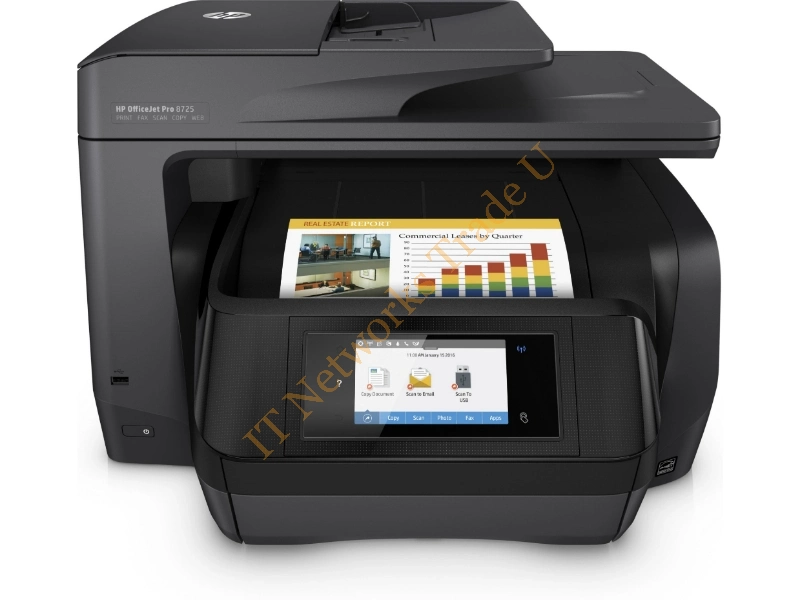 HP OfficeJet Pro 8725 4800 x 1200DPI Thermal Inkjet A4 24ppm Wi-Fi Multifunction Printers