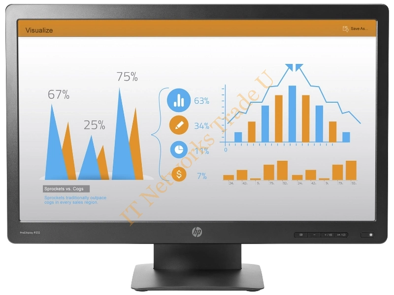 K7X31AA#ABB - HP ProDisplay P232 23" Full HD LED Matt Black computer monitor