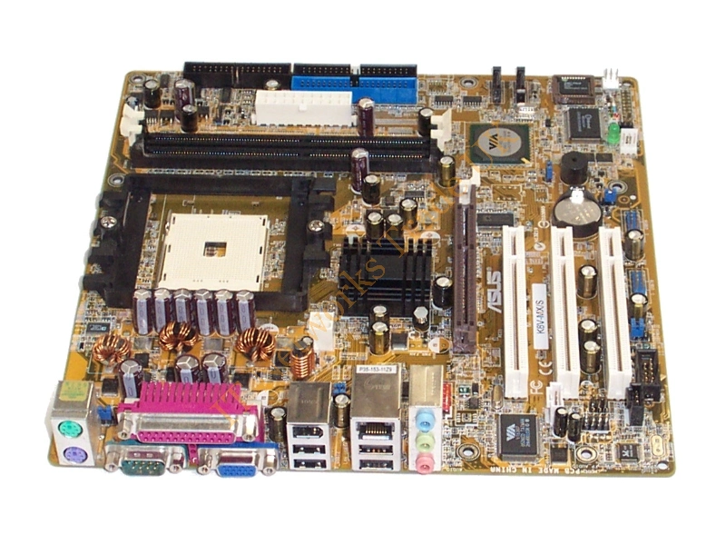 K8V-MX ASUS VIA K8M800/ VT8237R Chipset Athlon 64/ Sempron Processors Support Socket 754 micro-ATX- Motherboard