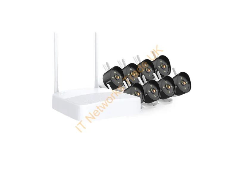 K8W-3TC - Tenda K8W-3Tc 8 Channel Wireless Hd Wsec Video Surveillance Kit Wired & Wireless 8 Channels