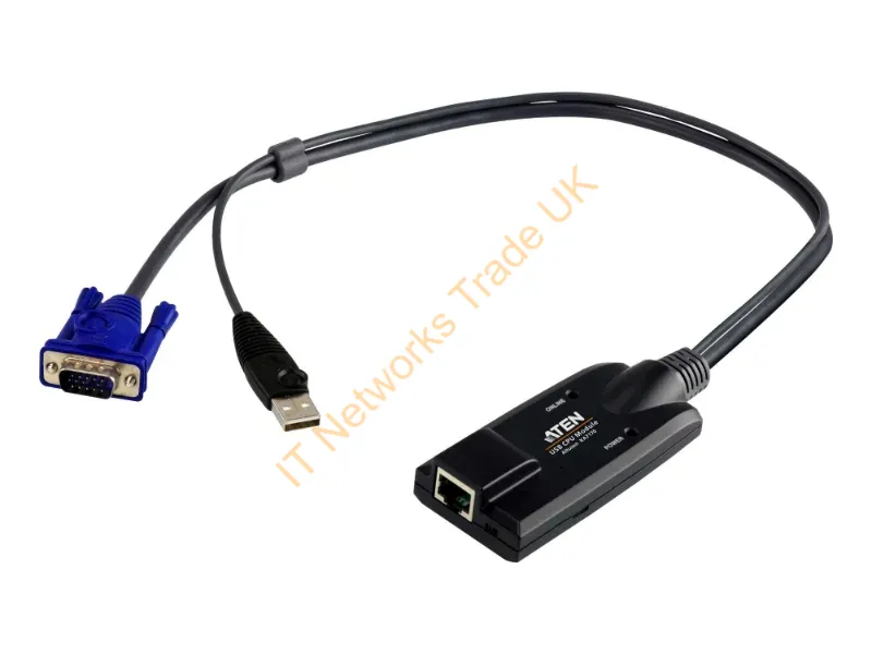 KA7170-AX - ATEN USB VGA to Cat5e/6 KVM Adapter Cable (CPU Module)