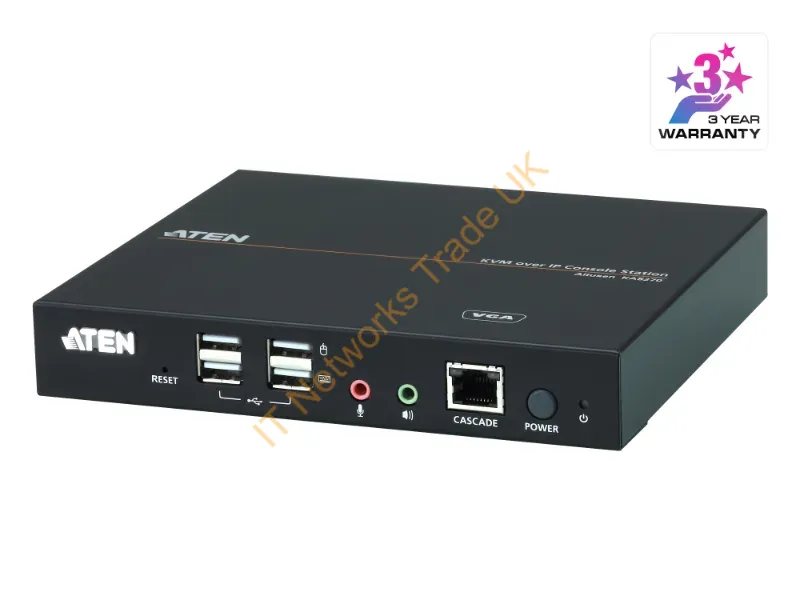 KA8270 - Aten Ka8270 Kvm Switch Rack Mounting Black