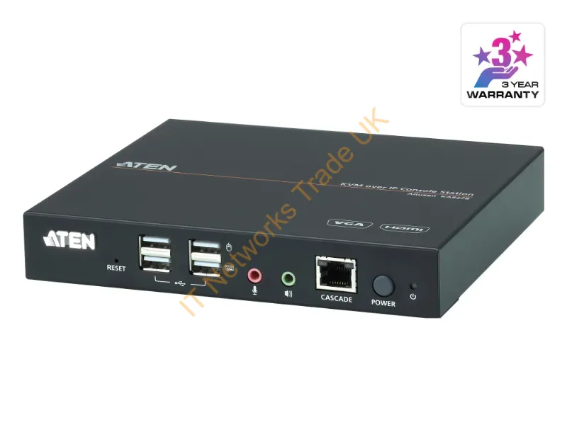 KA8278 - Aten Ka8278 Kvm Switch Rack Mounting Black