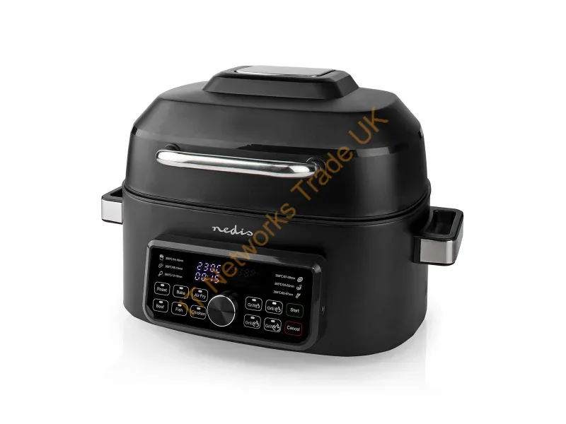 KAAFG600BK - Nedis KAAFG600BK fryer Single 6 L Stand-alone 1660 W Hot air fryer Black