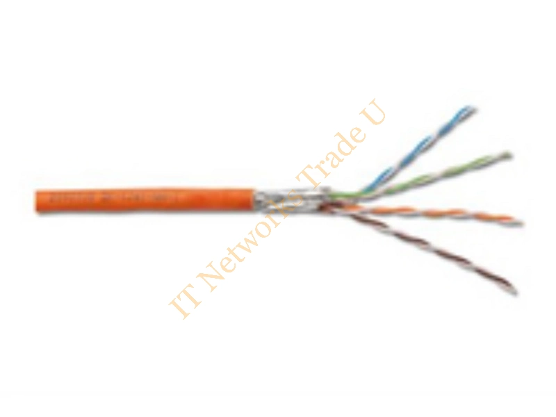 Microconnect 100m Cat7 100m Orange networking cable