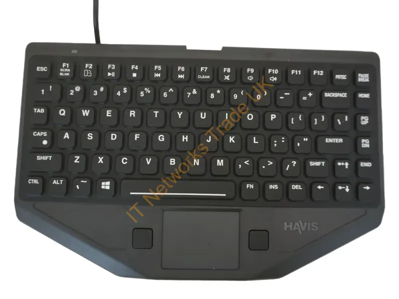 KB-1002 - Havis Kb-1002 Keyboard Universal Usb Qwerty English Black