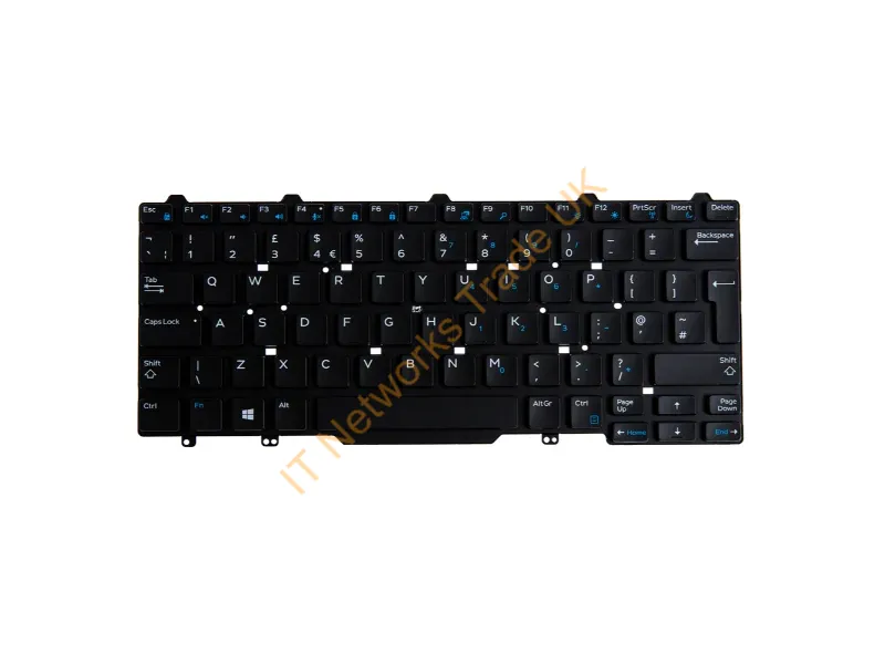 KB-666FG - Origin Storage N/B KBD Dell Latitude 7300 UK Keyboard 82 Key Backlit SP