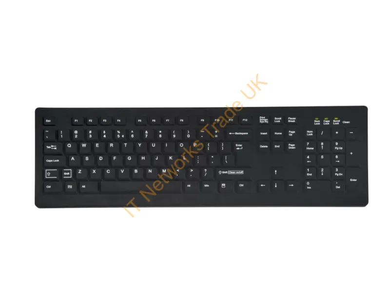 KBA-CK104S-BNUN-US - Tg3 Electronics Ck104S Keyboard Universal Usb Qwerty English Black