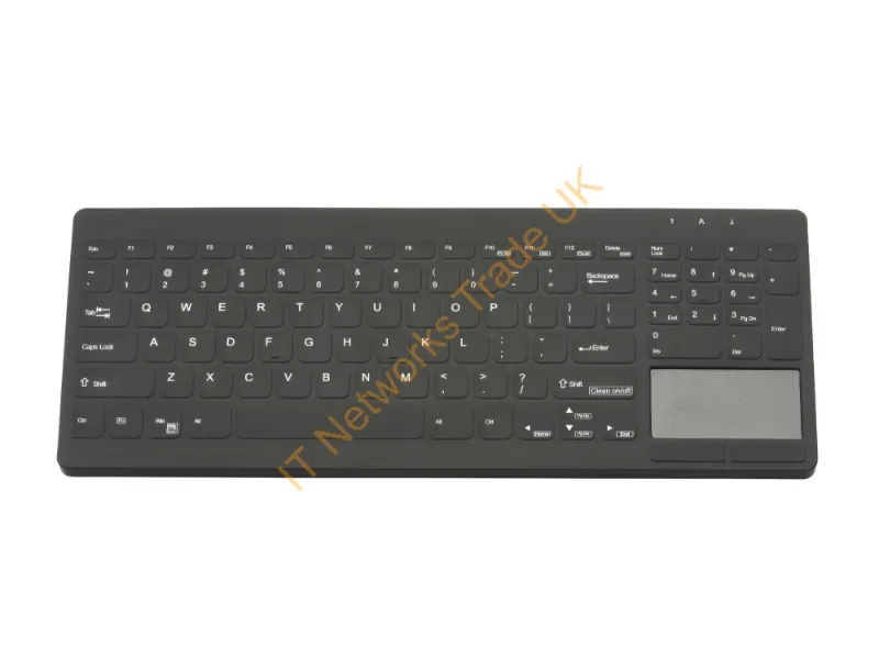 KBA-CK95-BRBN-US - Tg3 Electronics Kba-Ck95-Brbn-Us Keyboard Medical Bluetooth Qwerty English Black
