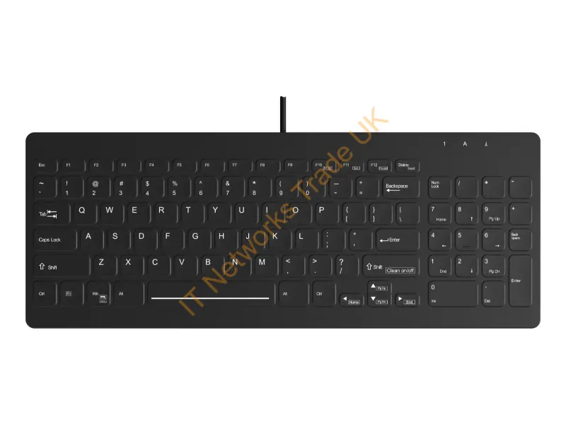 KBA-CK96-BNBN-US - Tg3 Electronics Kba-Ck96-Bnbn-Us Keyboard Medical Bluetooth Qwerty English White
