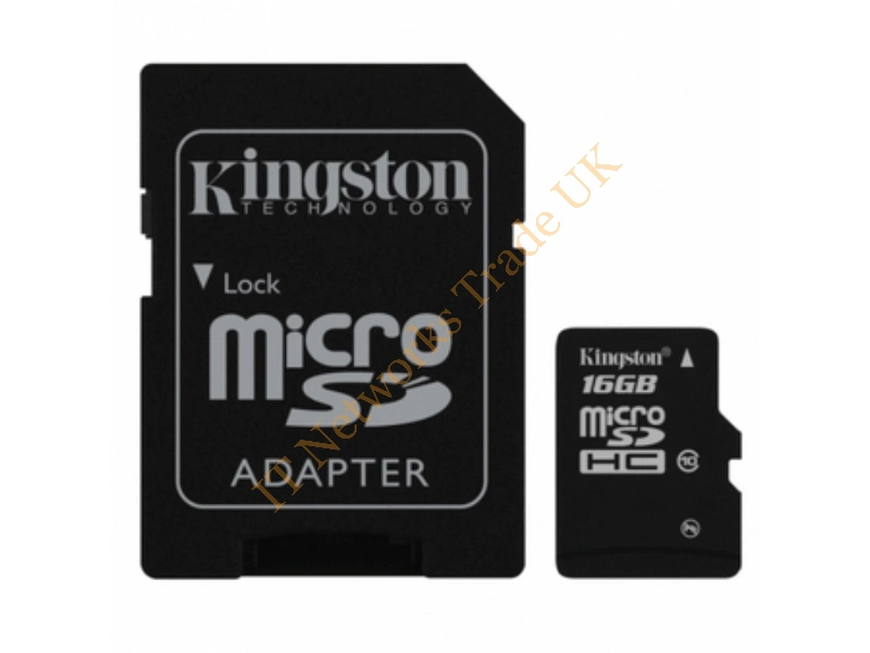 KC-C2016-2V Kingston 16GB microSDHC Flash Memory Card