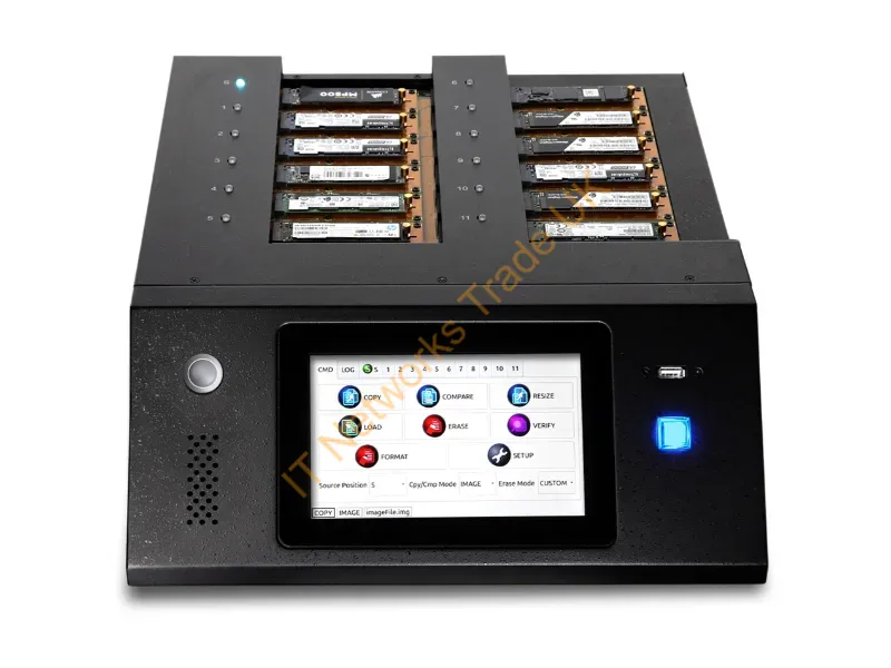 KCLONE-11NVME - Istorage Kanguru Clone 11 Hdd/Ssd Duplicator Black 11 Copies