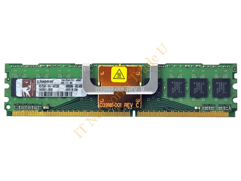 KD7534-IFA Kingston 1GB DDR2-533MHz PC2-4200 ECC Fully Buffered CL4 240-Pin DIMM Memory Dual Rank Module Server Memory